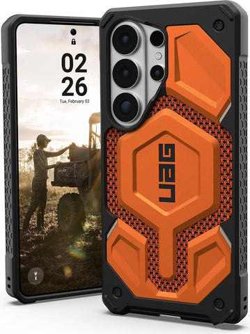 UAG Urban Armor Gear Monarch Pro Case mit Magnet-Modul Samsung Galaxy S26 Ultra kevlar burnt orange 214513113997 (214513113997)