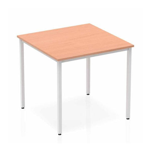 Dynamic Impulse Straight Table (Impulse 800mm Straight Table Beech Top Silver Box Frame Leg BF00101 DD)