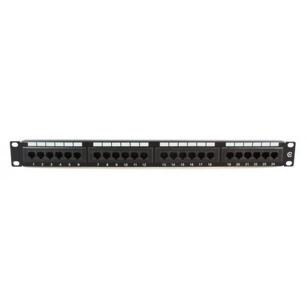 Microconnect PP-003 pezzo di pannello 1U (19 UTP. CAT5e patch panel - 24 port Dual IDC - Warranty: 12M)