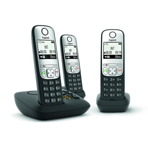 Gigaset A690A Trio Telefono analogico/DECT Identificatore di chiamata Nero