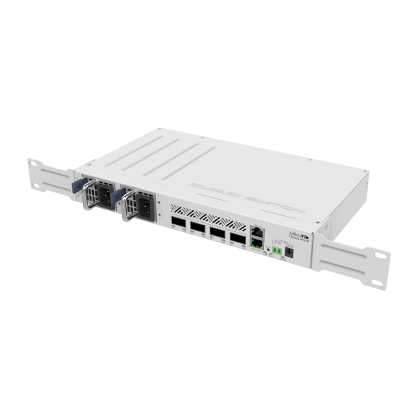 Mikrotik CRS504-4XQ-IN switch di rete Gestito Fast Ethernet (10/100) Supporto Power over Ethernet (PoE) Bianco