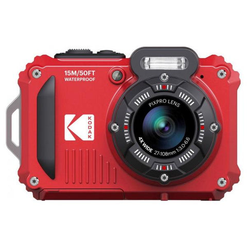Kodak PIXPRO WPZ2 1/2.3" Fotocamera compatta 16,76 MP BSI CMOS 4608 x 3456 Pixel Rosso