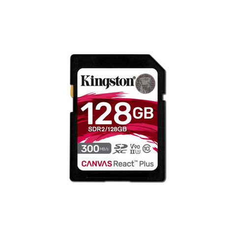 Kingston Technology Canvas React Plus 128 GB SD UHS-II Classe 10