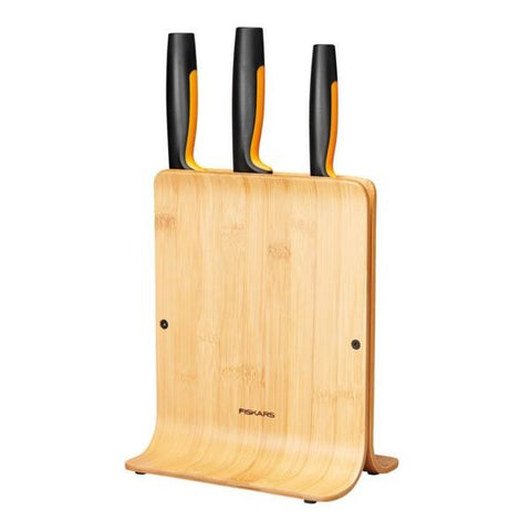 Fiskars Functional Form 4 pz Ceppo per coltelli con fessure