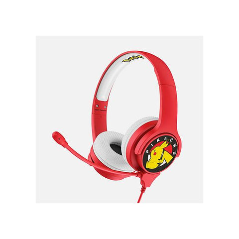 OTL Technologies Pokmon Pikachu Cuffie Cablato A Padiglione Giocare Rosso, Bianco (OTL Technologies Pokmon Pikachu Hoved)