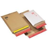 ColomPac Versandtasche, aus brauner Wellpappe, DIN A4+ Innenmae: (B)235 x (T)340 x (H)-35 mm - 20 Stck (CP 010.04)