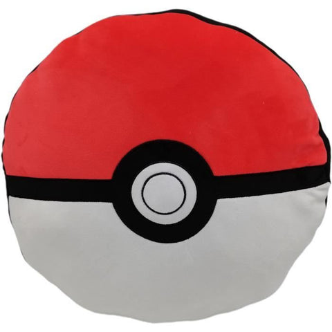 Cuscino Premium - Rotondo - POKEMON - Poké-ball - Microfibra - 40 cm
