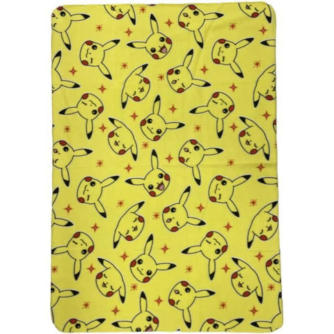 Coperta - POKEMON - Facce di Pikachu - 100 x 140 cm