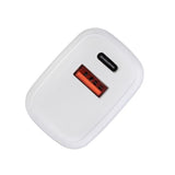 RIVACASE CACARICABATTERIE DA RETE 20 W PD 1 x USB-A 1 x USB-C BIANCO