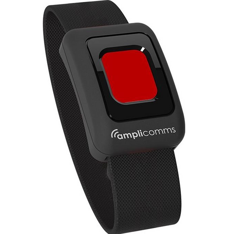 *** Braccialetto di ricambio per chiamata di emergenza amplicomms per BigTel 50 Plus, nero