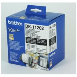 BROTHER DK11202 ETICHETTE ADESIVE BIANCO LUCIDO 62X100MM PER QL500-QL500A-QL550-QL560VP-QL570-QL580N-QL650TD-QL1050-QL1060N