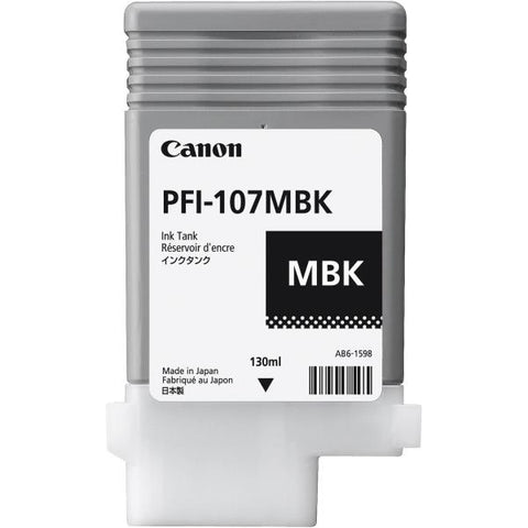 CANON PFI-107MBK TANICA NERO MATTE PER STAMPANTI CANON INK-JET (6704B001AA)