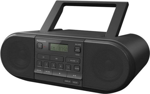 Panasonic RX-D500 - Tragbar - DAB+,FM - Automatisches Tuning - 20 W - Schwer - Weich - Vokal - MP3 (RXD500EG-K)