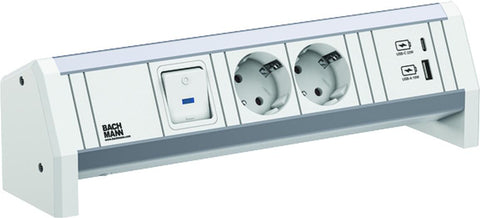 Bachmann Steckdosenleiste DESK 2xCEE7/3 902.0291 (902.0291)