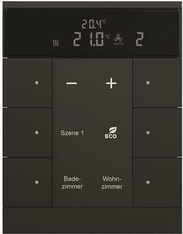 Busch-Jaeger HVAC-Gert 6fach, BE, sw, matt SBR/U6.0.11-885 (2CKA006330A0040)