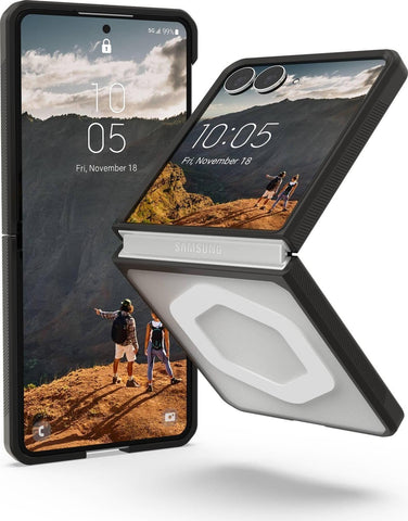 UAG Urban Armor Gear Mouve Case mit Magnet-Modul Samsung Galaxy Z Flip8 ice (transparent)/schwarz 214561114343 (214561114343)