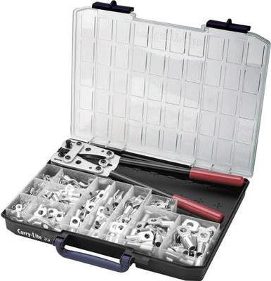 Cimco Crimpzangen-Set 255teilig Rohrkabelschuhe 6 bis 50 mm 181545 (181545)