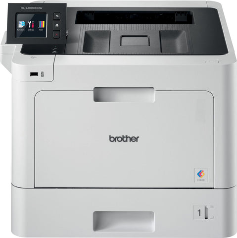Brother HL-L8360CDW - Drucker - Farbe - Duplex - Laser - A4/Legal - 2400 x 600 dpi - bis zu 31 Seiten/Min. (s/w) / bis zu 31 Seiten/Min. (Farbe) - Kapazitt: 300 Bltter - USB 2.0, Gigabit LAN, Wi-Fi