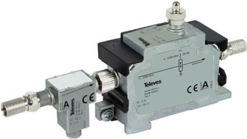 Televes UGF13-1 Kombi-Ableiter f.Gr Feinschutz Typ 1+3 75Ohm SAT/BK 494801 (UGF13-1)