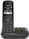 GIGASET A690 A Duo schwarz schnurlos analog DECT zwei Mobilteile Anrufbeantworter Display Freisprechen Telefonb. 100 Eintrge (L36852-H2830-B101)