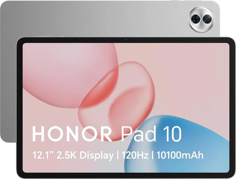 Honor Pad 10, 8 GB, 256 GB, Tablet, 30,5 cm (12,1 Zoll), 120 Hz, 2,5 K-Display, 7 Gen 3 Snapdragon, 10100-mAh-Akku, Android 15 (5301ANNU)