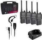 Midland Albrecht Tectalk Worker 3 - Tragbar - Zwei-Wege Funkgert - PMR - 446 MHz - 16 Kanle (Packung mit 4) (29826)