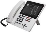 Auerswald COMfortel D-600 - VoIP-Telefon mit Rufnummernanzeige/Anklopffunktion - dreiweg Anruffunktion - SIP, RTCP, RTP, SRTP, SIPS - 6 Leitungen - wei (90363)