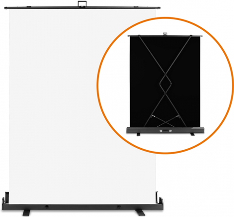 Walimex pro Roll-up Panel Hintergrund wei 155x200 (1023075)
