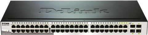 D-Link Web Smart DGS-1210-48 - Switch - managed - 48 x 10/100/1000 + 4 x Shared SFP - Desktop