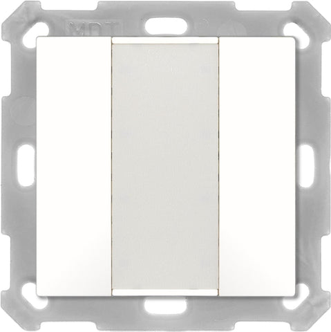 MDT technologies Taster 55 2-fach, Reinwei matt BE-TA5502.02 (BE-TA5502.02)