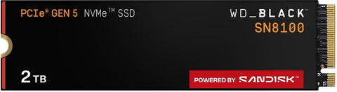 Western Digital WD_BLACK SN8100 NVMe SSD 2 TB M.2 PCIe 5.0 (WDS200T1X0M)