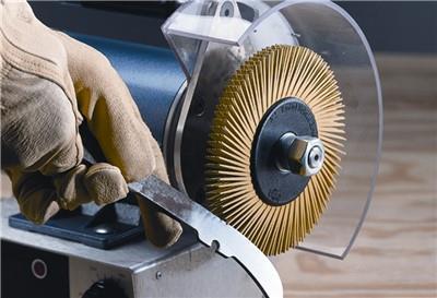 3M Radialbrstenscheibe Bristle Brush K.80 D.150mm B.12mm 3M m.Adapter (27606)