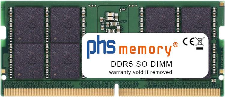 PHS-memory 32GB RAM Speicher kompatibel mit MSI Katana 15 B12VFK 441US DDR5 SO DIMM 4800MHz PC5-38400-S (SP510717)