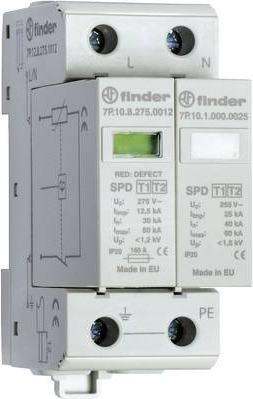 Finder 7P.12.8.275.1012 berspannungsableiter Typ 1 Serie 7P IP20 (7P.12.8.275.1012)