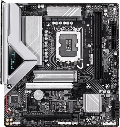 Gigabyte B860M EAGLE V2 - Motherboard - micro ATX - LGA1851-Sockel - B860 Chipsatz - USB 3.2 Gen 1, USB-C 3.2 Gen 1 - 2.5 Gigabit LAN - Onboard-Grafik (CPU erforderlich) (B860M EAGLE V2)