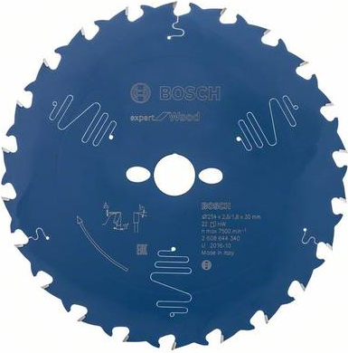 Bosch Expert for Wood - Kreissgeblatt - fr Holz - 254 mm - 22 Zhne