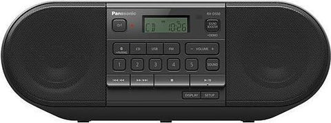 Panasonic RX-D550 - Tragbar - DAB+,FM,UKW - 20 W - Schwer - Weich - Vokal - MP3 - 1-Weg (RXD550E-K)