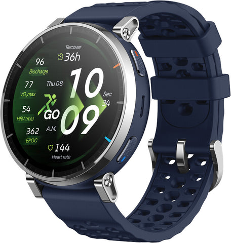 Amazfit Active 3 Premium Dark Blue Smartwatch HYROX-Modus (W2558GL2N)