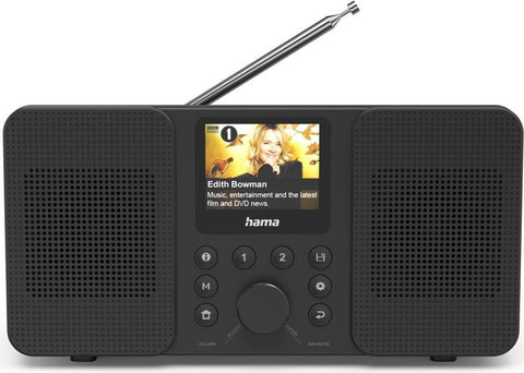 Hama Digitalradio DIR10, DAB+/Internetradio/Bluetooth RX/App (00054257)