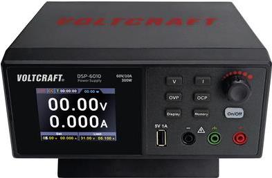 VOLTCRAFT DSP-6010 Labornetzgert, einstellbar 0 - 60 V 0 - 10 A 300 W USB Slave-Funktion Anzahl Ausgnge 1 x (VC-12230435)