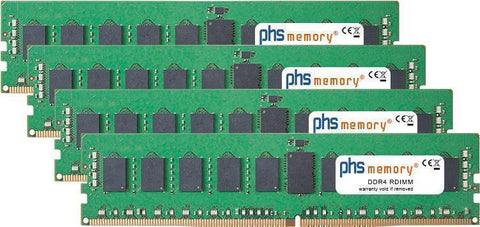 PHS-memory 64GB (4x16GB) Kit RAM Speicher passend fr Fujitsu SPARC M12-1 DDR4 RDIMM 2400MHz PC4-2400T-R (SP396358)