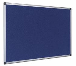 Bi-Office FA0243170 bacheca per appunti Interno Blu Alluminio (Bi-Office Maya Blue Felt Noticeboard Aluminium Frame 600x450mm - FA0243170 DD)