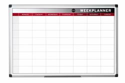Bi-Office GA0333170 lavagna per pianificazione Settimane (Bi-Office Weekly Magnetic Whiteboard Planner Aluminium Frame 900x600mm - GA0333170 DD)