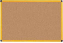 Bi-Office CA0311721 lavagna 900 x 600 mm (Bi-Office Ultrabrite Cork Noticeboard Yellow Aluminium Frame 600x900mm - CA0311721 DD)