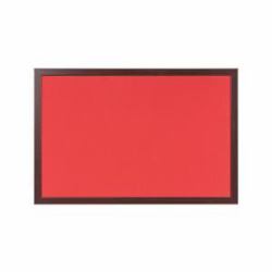 Bi-Office FB8546653 lavagna 1800 x 1200 mm (Bi-Office Earth-It Red Felt Noticeboard Cherry Wood Frame 1800x1200mm - FB8546653 DD)
