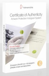 Hahnemhle 10640397 carta fotografica A4 Bianco Opaco (CERTIFICATEOFAUTHENTICITY-A4 25S 150)