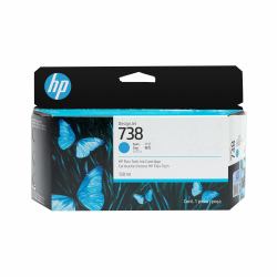 HP Cartuccia di inchiostro ciano DesignJet 738 da 130 ml (HP 738 130-ML CYAN DESIGNJET INK CAR)