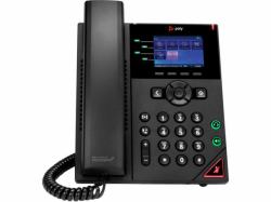 POLY VVX 250 telefono IP Nero 4 linee LED (VVX 250 4-Line IP Phone and - PoE-enabled-WW - Warranty: 12M)