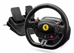Thrustmaster T98-P Ferrari 296 GTB Nero USB Sterzo + Pedali Analogico/Digitale PC, PlayStation 4, PlayStation 5 (THRUSTMASTER T98 FERRARI 296 GTB WHEEL)