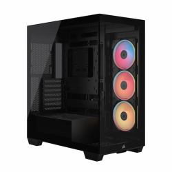 Corsair Midi Tower 3500X LXR LINK TG Nero (3500X LX-R RGB MIDTOWER PC CASE BK)